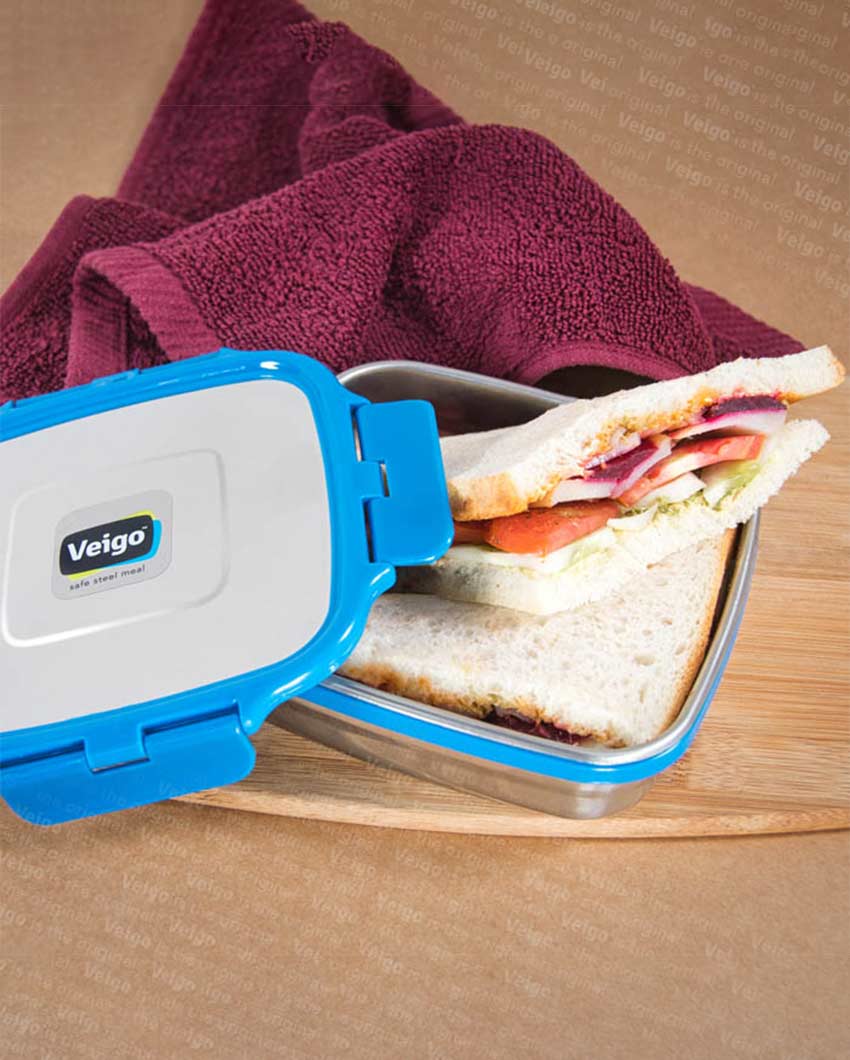 Convenient Sandwich Stainless Steel Leakproof Lunch Box