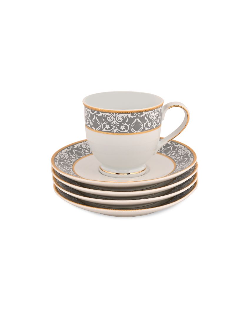 Verona Porcelain Cups & Saucers | Set Of 12