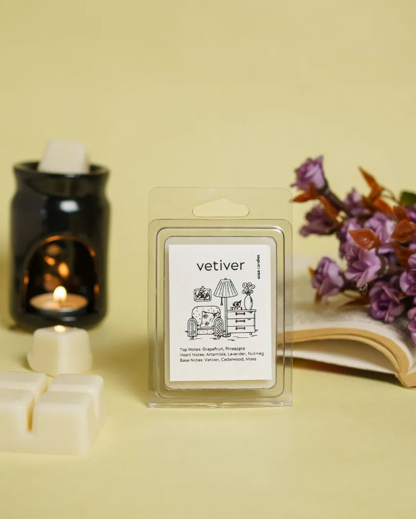 Vetiver Fragrance Wax Melts |  90 gm