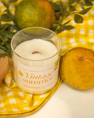 Aromatic Vintage Summer Scented Jar Candle | 3 x 3 inches