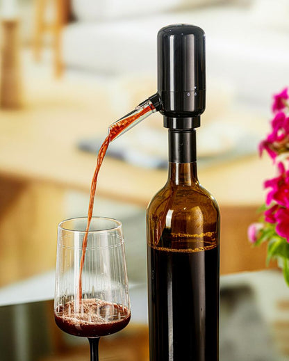 Elegant Wine Ease Electric Wine Pourer | 4 x 4 inches