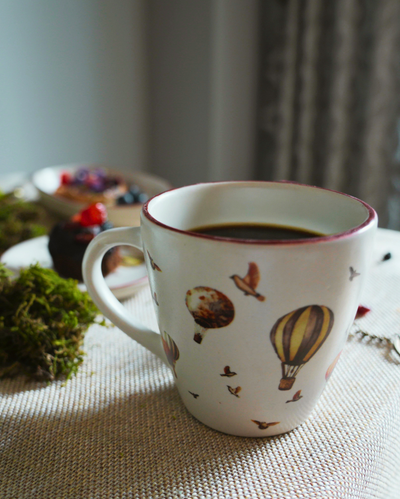 Minimalist Offwhite Coffee Mug | 4 x 3 inches