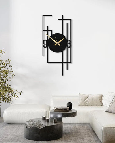 Rectangular Vertical Designer Wall Clock  | 20 x 28 inches