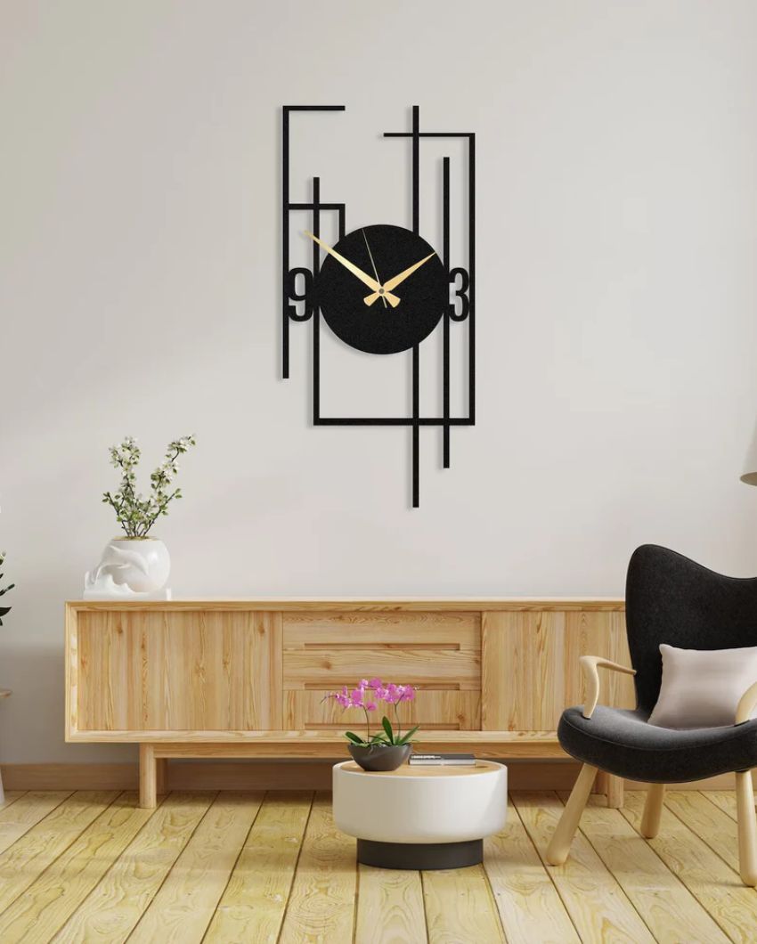 Rectangular Vertical Designer Wall Clock  | 20 x 28 inches