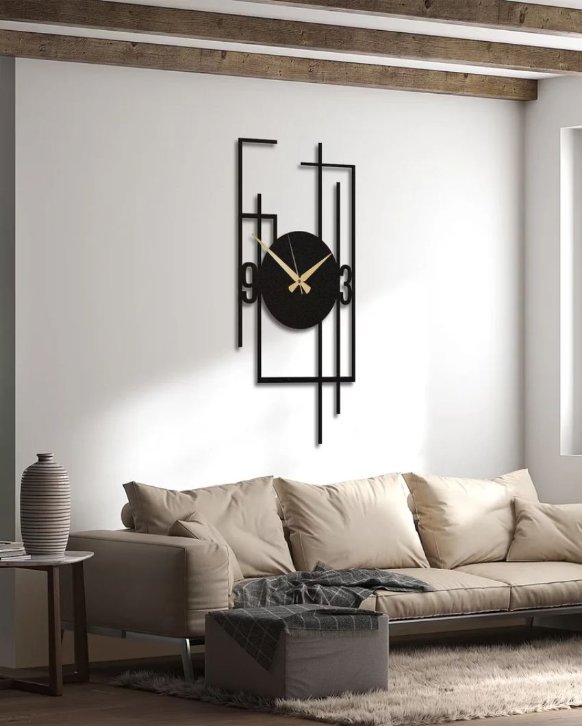 Rectangular Vertical Designer Wall Clock  | 20 x 28 inches