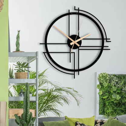 Modern Minimalist Oversized Metal Wall Clock | 24 inches