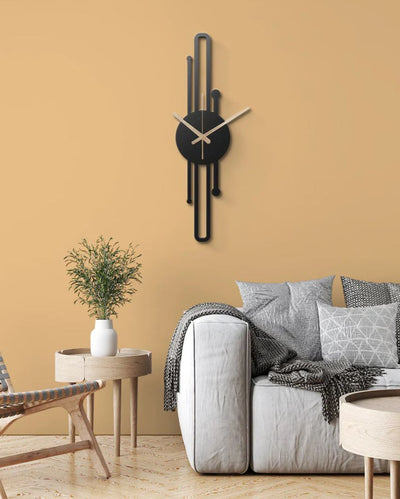 Trumpet Shape Wall Clock | 30 x 7 inches