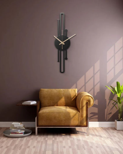 Trumpet Shape Wall Clock | 30 x 7 inches