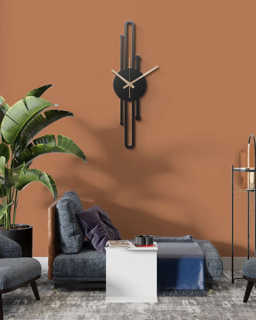 Trumpet Shape Wall Clock | 30 x 7 inches