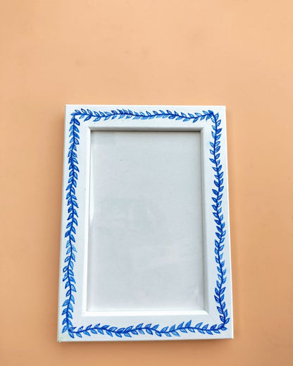 Rajasthani Blue Block Printed Photo Frame | 7 x 5 inches