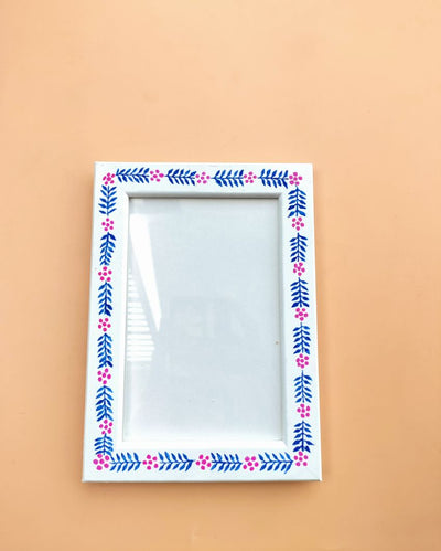 Traditional Rajasthani Block Printed Photo Frame | 7 x 5 inches