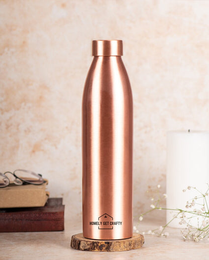 Minimalist Design Dude Copper Water Bottle | 3 x 11 inches