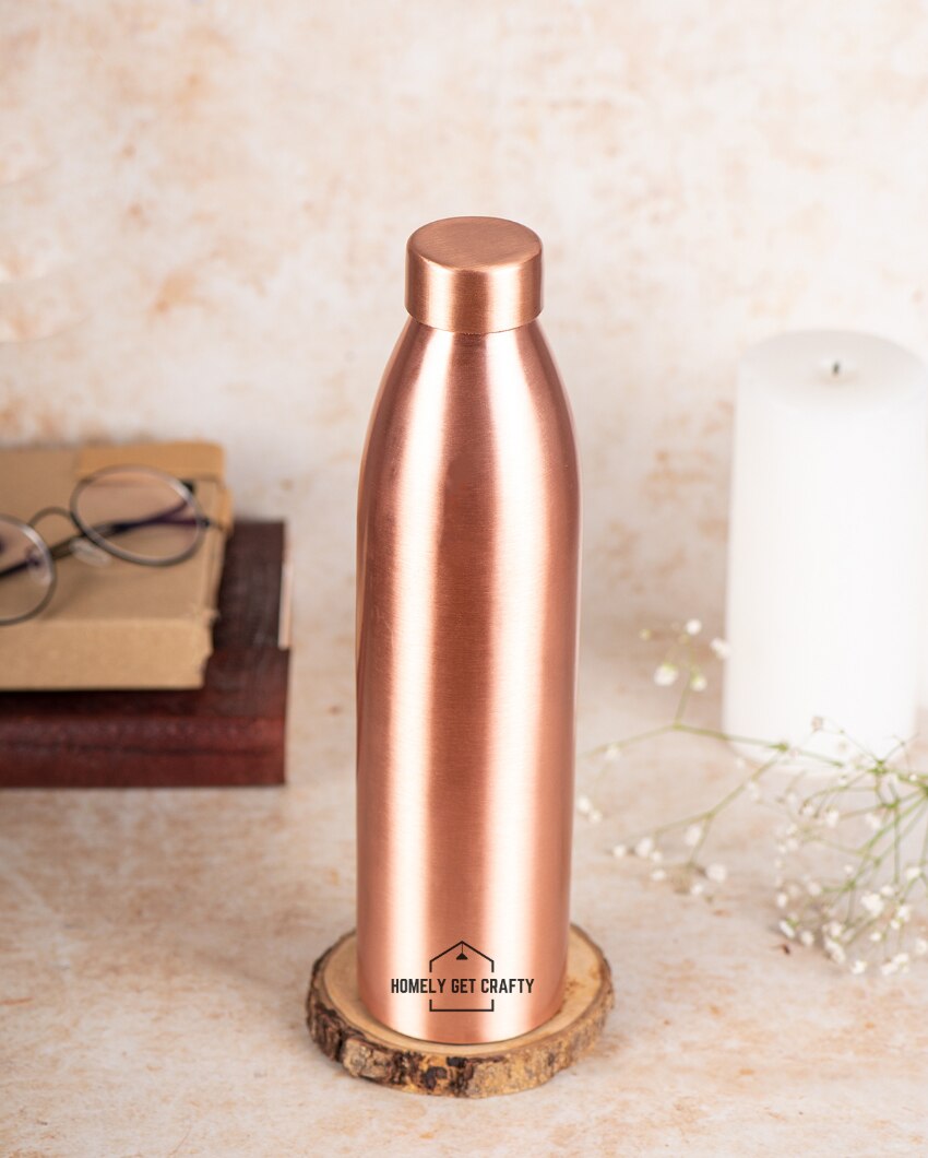 Minimalist Design Dude Copper Water Bottle | 3 x 11 inches