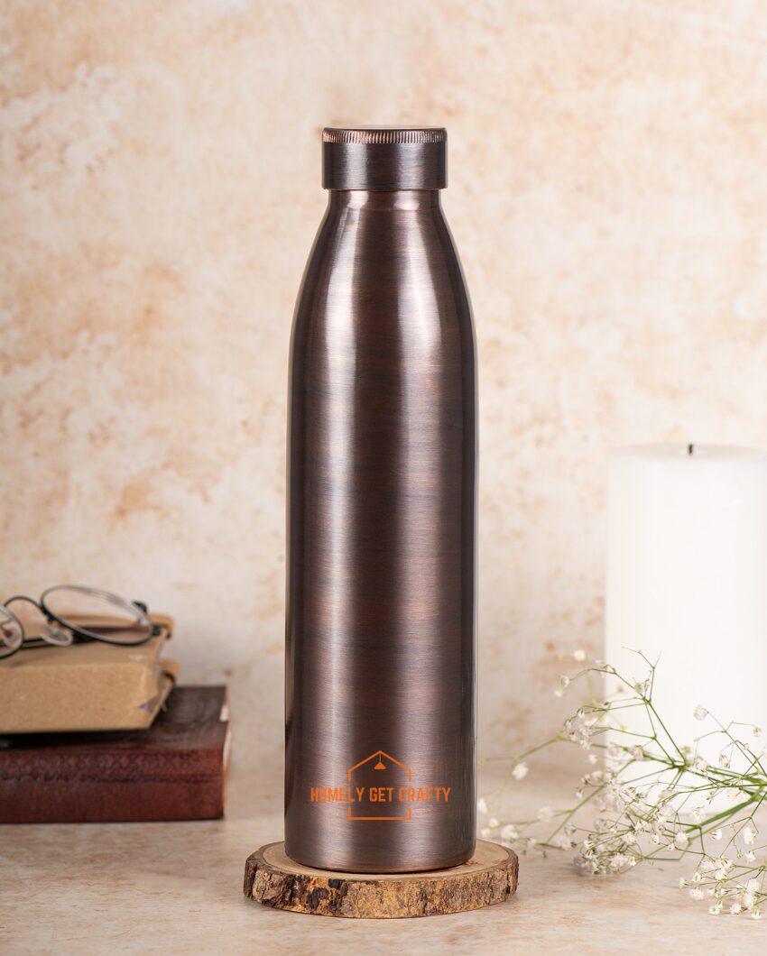 Minimalist Design Dude Copper Water Bottle | 3 x 11 inches