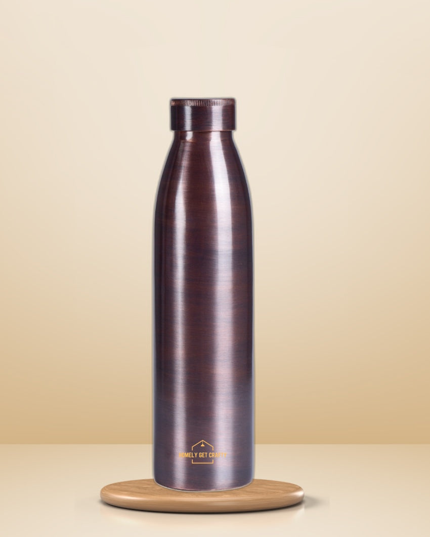 Minimalist Design Dude Copper Water Bottle | 3 x 11 inches