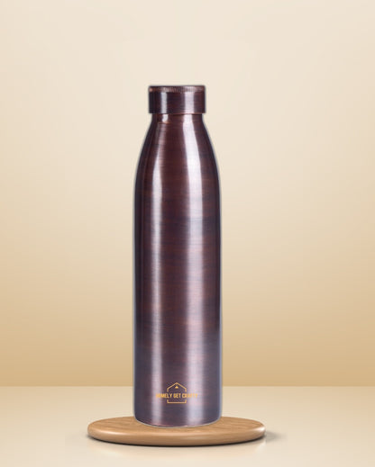 Minimalist Design Dude Copper Water Bottle | 3 x 11 inches