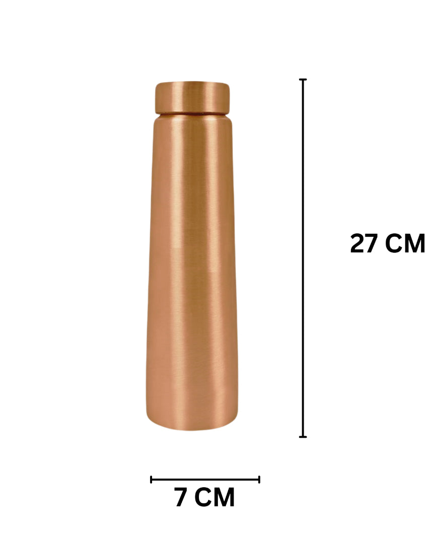 King Plane Copper Water Bottle | 3 x 11 inches