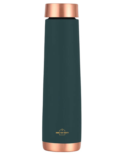 Luxurious King Green Copper Water Bottle | 3 x 11 inches