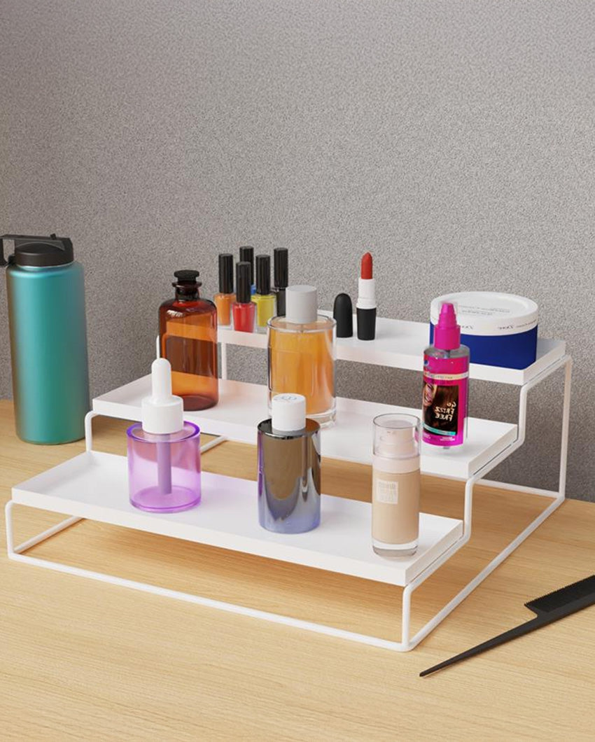 Functional 3-Tier Step Muti-Purpose Rack Organizer | 12 x 11 x 5 inches