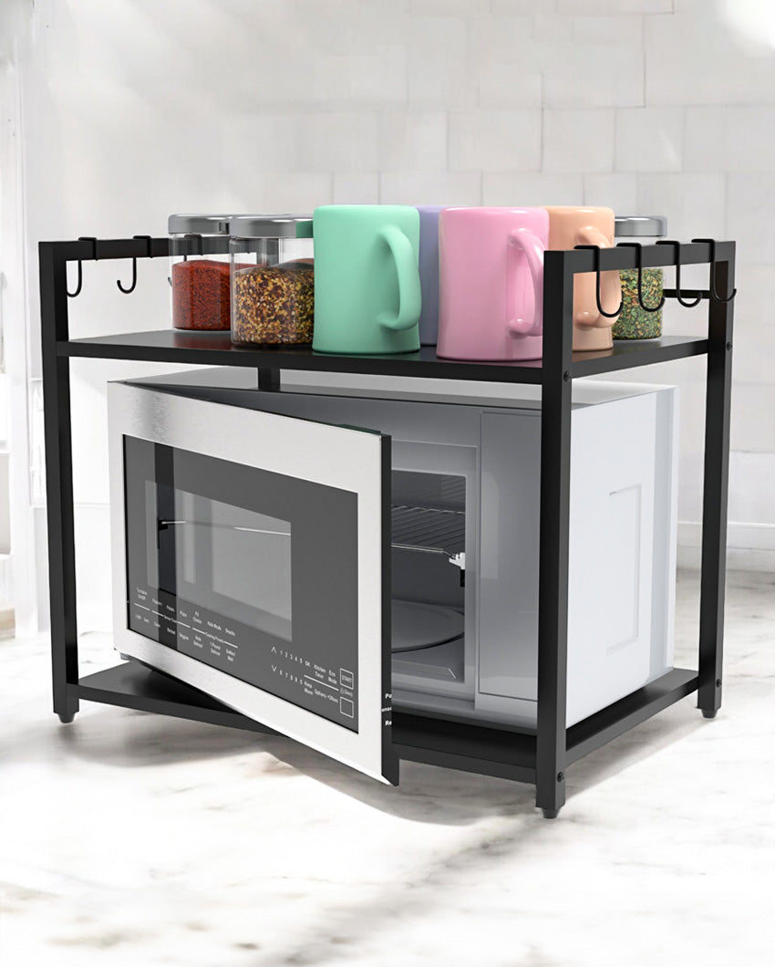 2-Tier Microwave OTG Stand Organizer | 12 x 8 x 10 inches (For Creators)