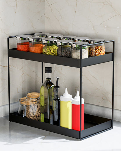 2-Tier Kitchen Spice Rack Organizer | 13 x 7 x 11 inches (For Creators)