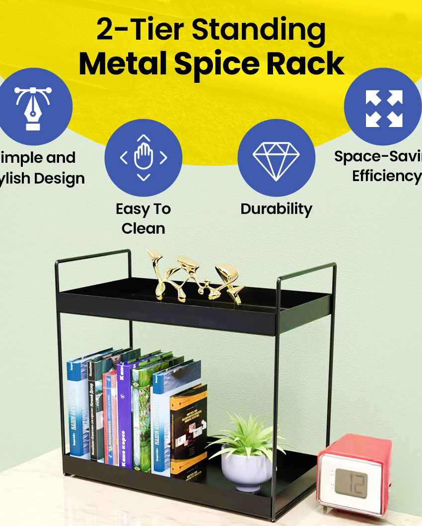 2-Tier Muti-Purpose Rack Organizer | 13 x 7 x 11 inches