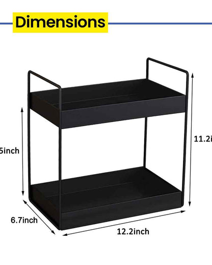 2-Tier Muti-Purpose Rack Organizer | 13 x 7 x 11 inches