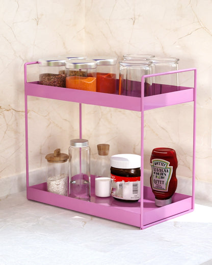 Modern 2-Tier Muti-Purpose Rack Organizer | 12 x 7 x 11 inches