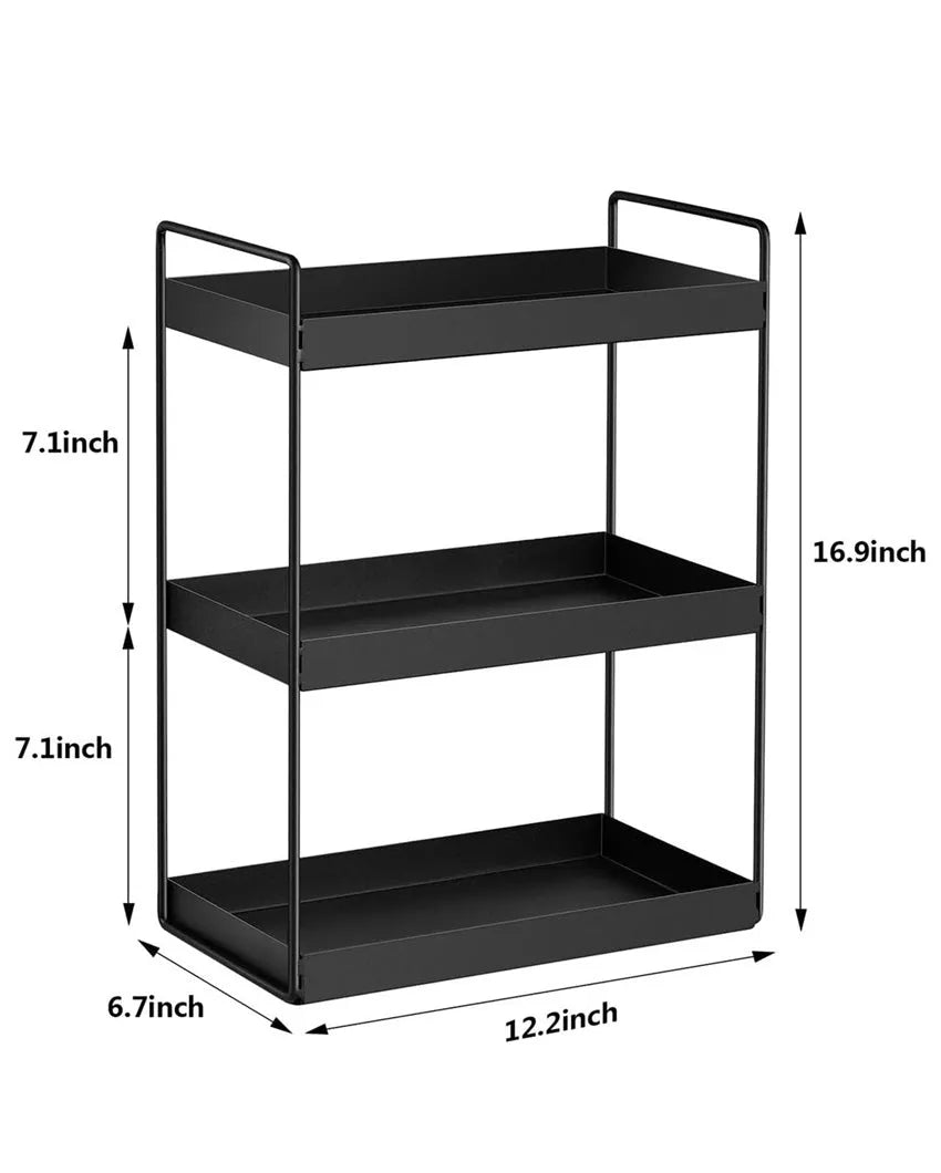 3-Tier Kitchen Spice Rack Organizer | 13 x 7 x 17 inches (For Creators)