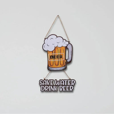 Beer Mug Wooden Wall Hanging