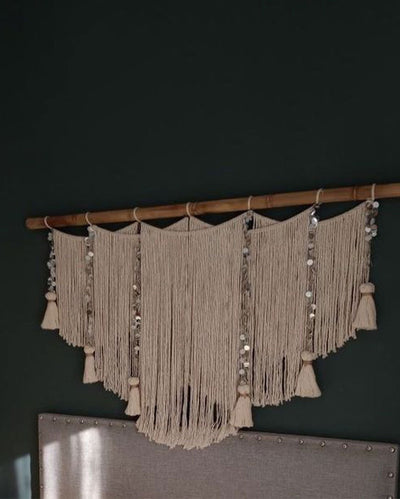 Bling Macrame Wall Hanging | 48 x 3 x 40 inches