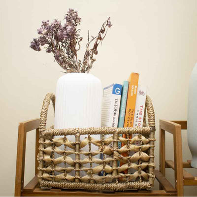 Minimalism Cane Wicker Storage Basket Default Title