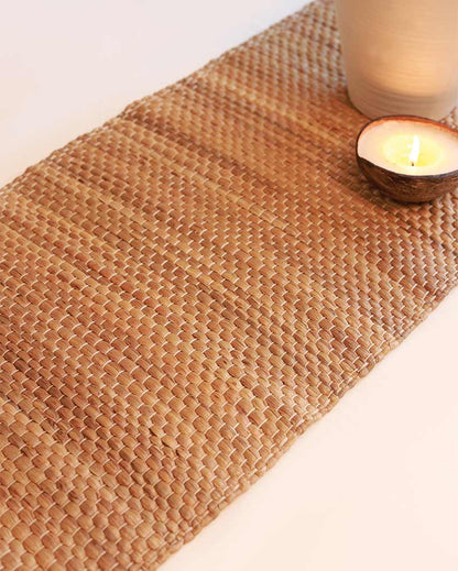 Water Hyacinth Natural Table Runner | 48 x 13 inches