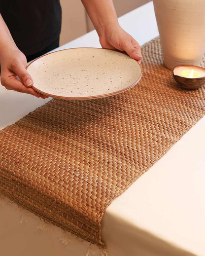 Water Hyacinth Natural Table Runner | 48 x 13 inches