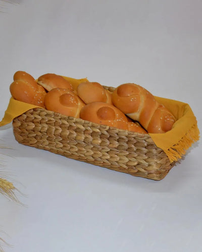 Utility Natural Water Hyacinth Basket | 10 x 5 x 3 inches