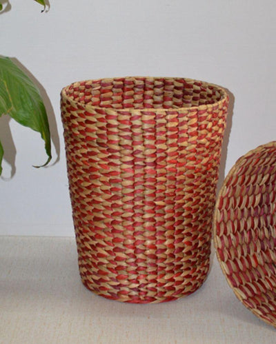 Attractive Natural Water Hyacinth Waste Paper Basket