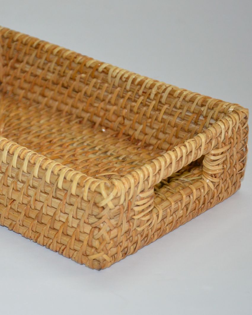 Ageless Design Cane Rectangular Utility Basket