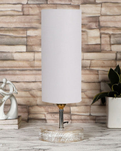 Precious Cotton Shade Table Lamp Grey