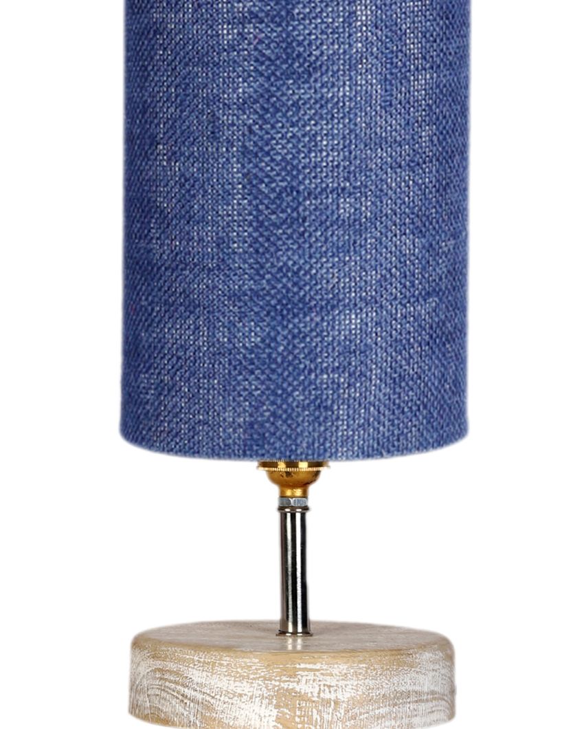 Luxurious Jute Shade Table Lamp Purple