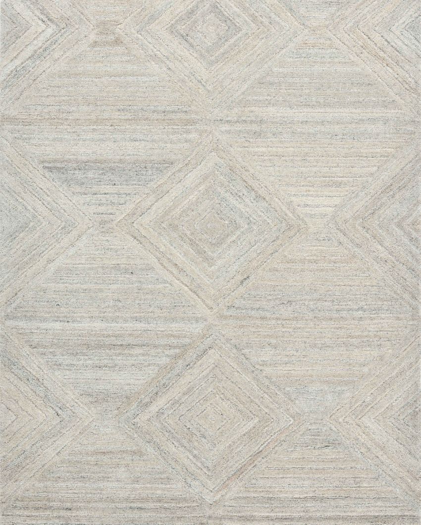 Beige Brown Hand Tufted Wool Willams Carpet | 6x4, 8x5 ft 6 x 4 ft