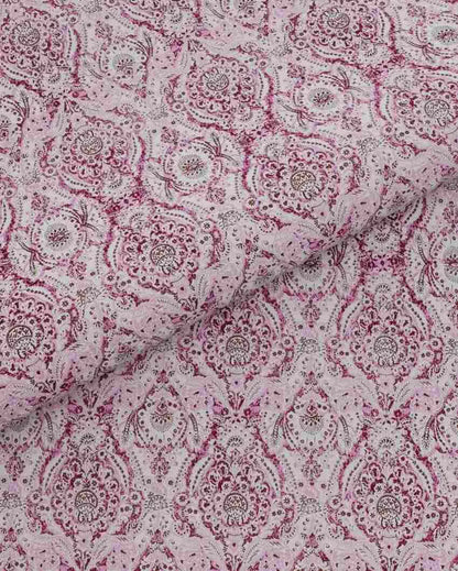 Beautiful Jaipuri Print Cotton Fabric Bedding Set | Multiple Colors | King Size | 108 x 87 inches