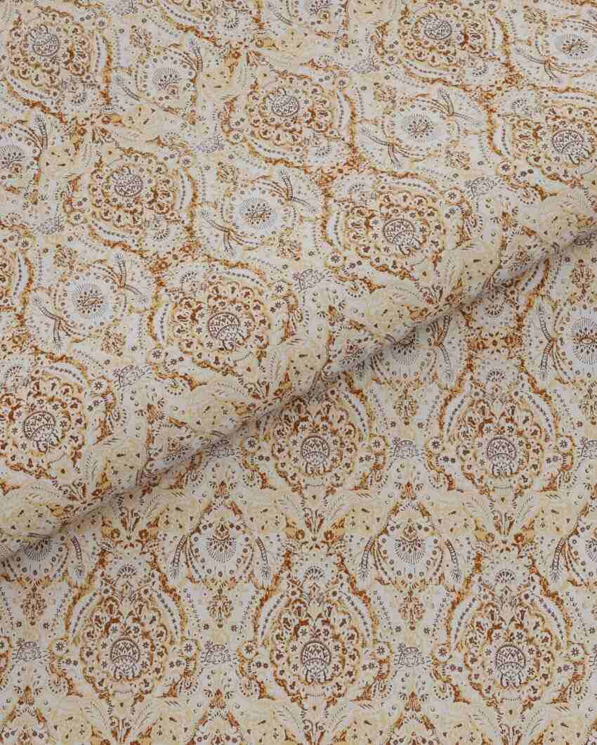 Beautiful Jaipuri Print Cotton Fabric Bedding Set | Multiple Colors | King Size | 108 x 87 inches