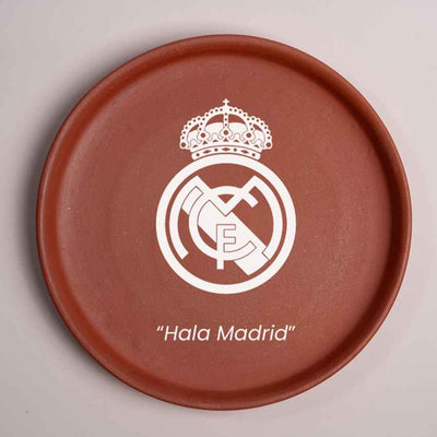 Royal Glory Real Madrid Brown Terracotta Wall Decor Plate | 8 inches