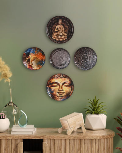 Nirvana Metal Wall Plates | Set Of 5