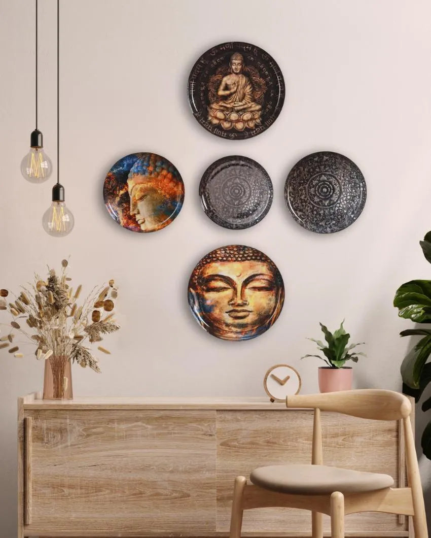 Nirvana Metal Wall Plates | Set Of 5