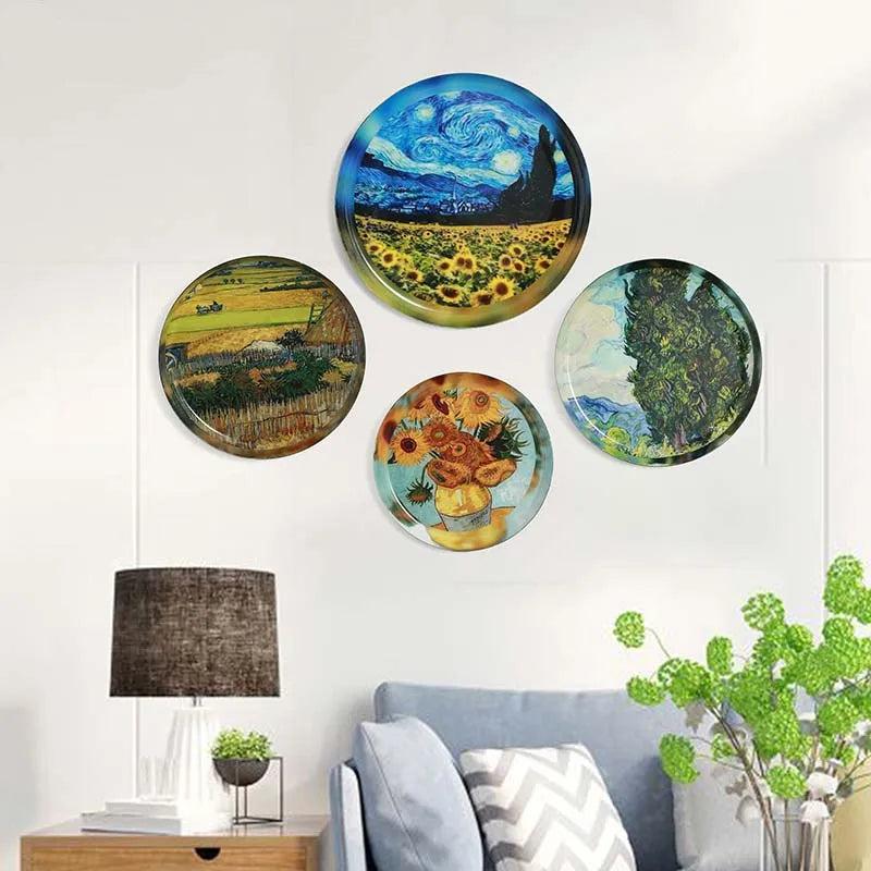 Vincent Van Gogh Wall Art | Set of 4 | 12, 10, 8 inches Default Title