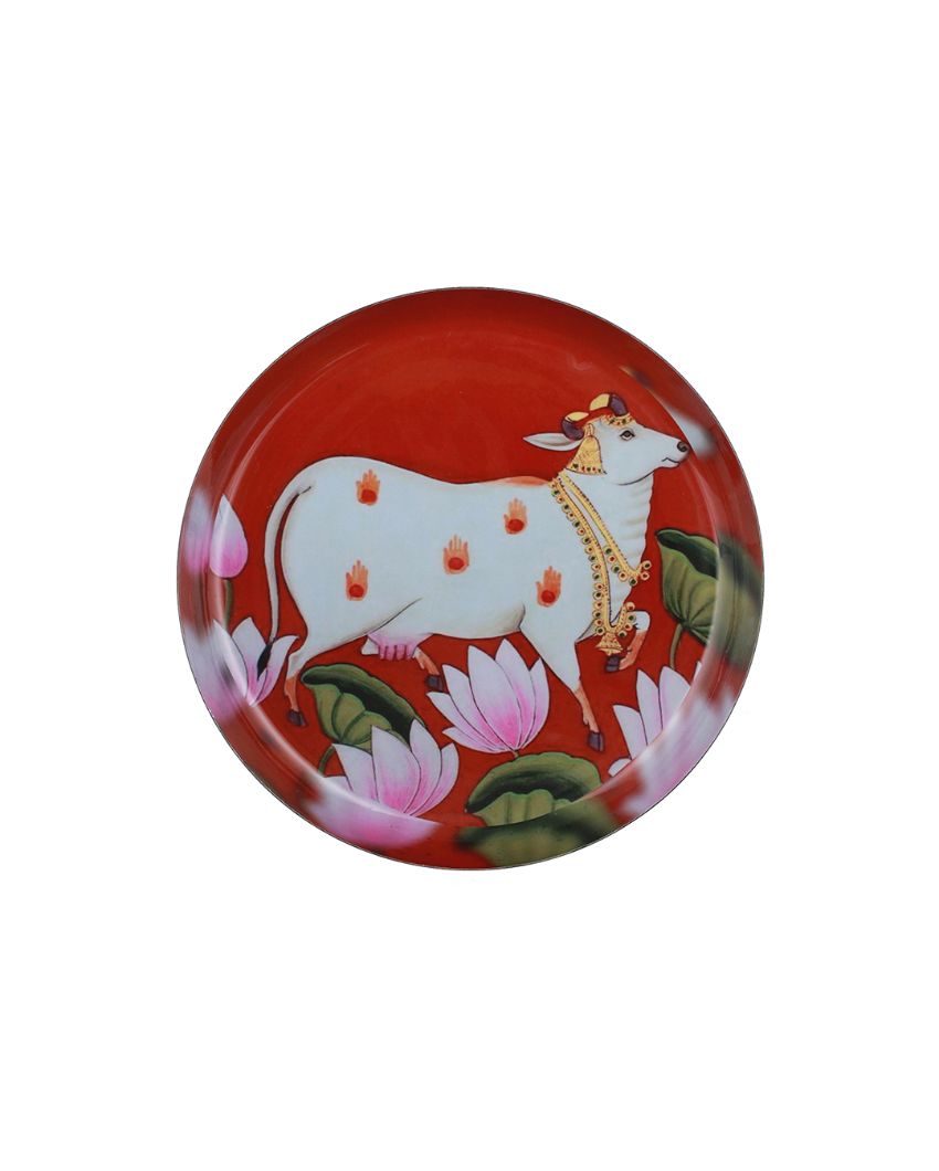 Pichwai Cow Metal Wall Art | Set Of 3