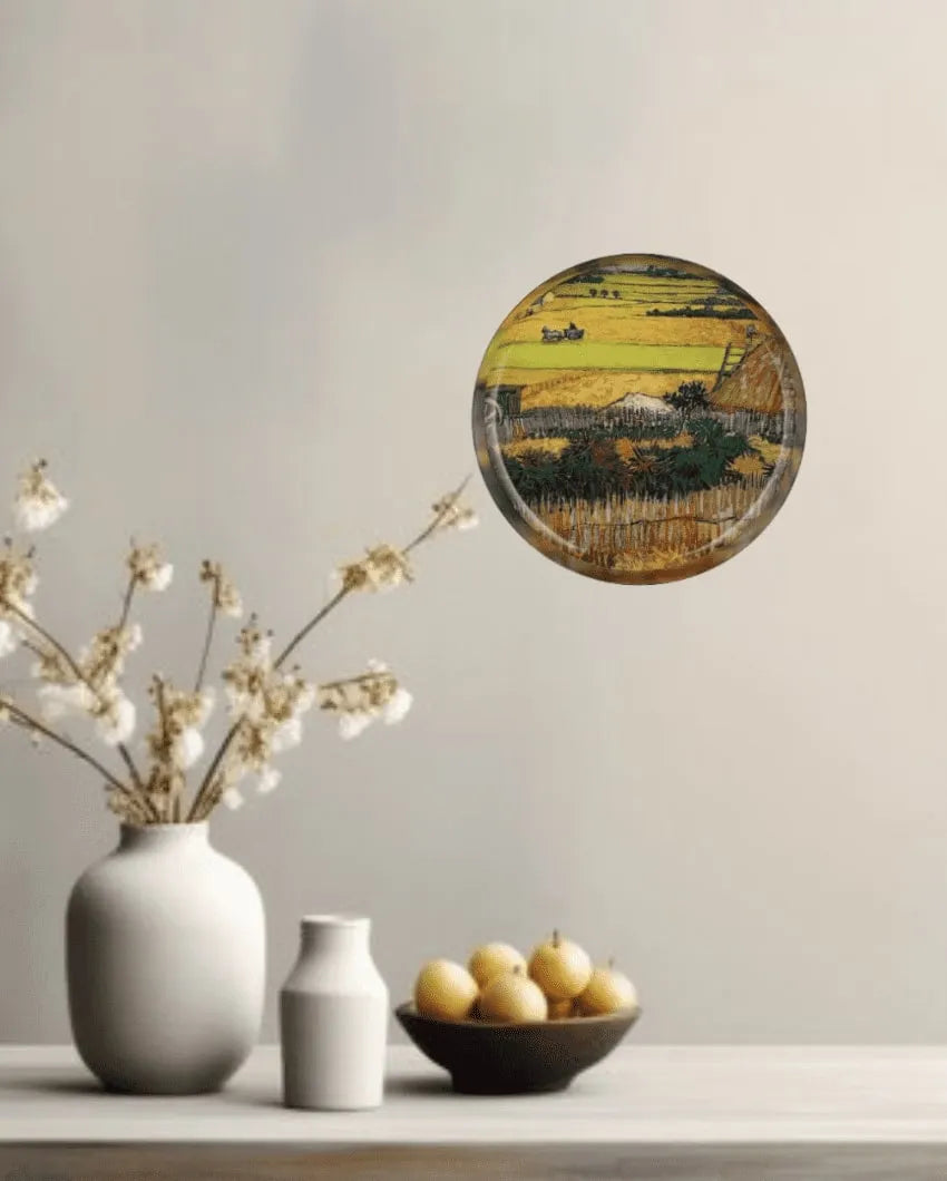 Vincent Van Gogh Wall Art Metal Plate | Dia 10 Inches