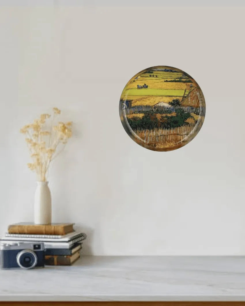 Vincent Van Gogh Wall Art Metal Plate | Dia 10 Inches