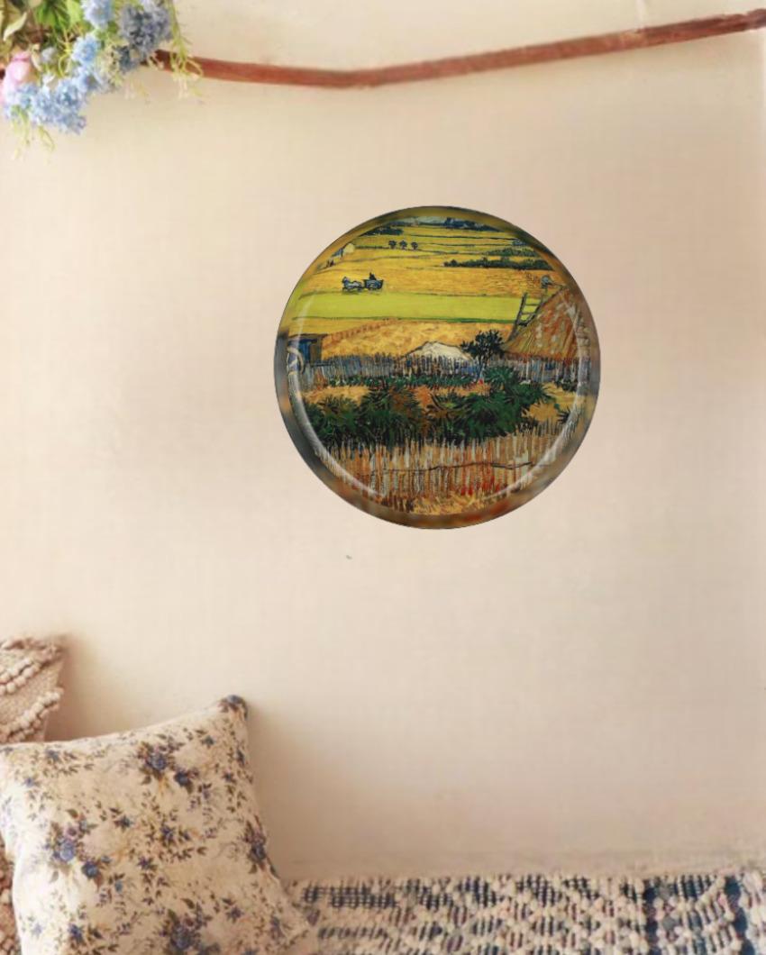 Vincent Van Gogh Wall Art Metal Plate | Dia 10 Inches